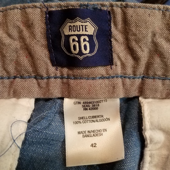 DONATING 1/20/25 Men's Route 66 Blue Shorts - Picture 4 of 4